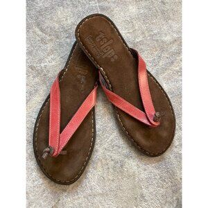 Tsonga South Africa Leather Thong Flip Sandals, Handmade Size 8 /38